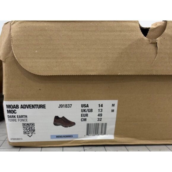 Merrell Moab Adventure Moc Men's Brown Slip On Sz. 14 Dark Earth NEW~~ - Picture 4 of 9
